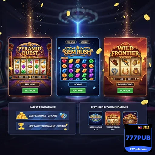 VIP players enjoying exciting promotions at 777pub